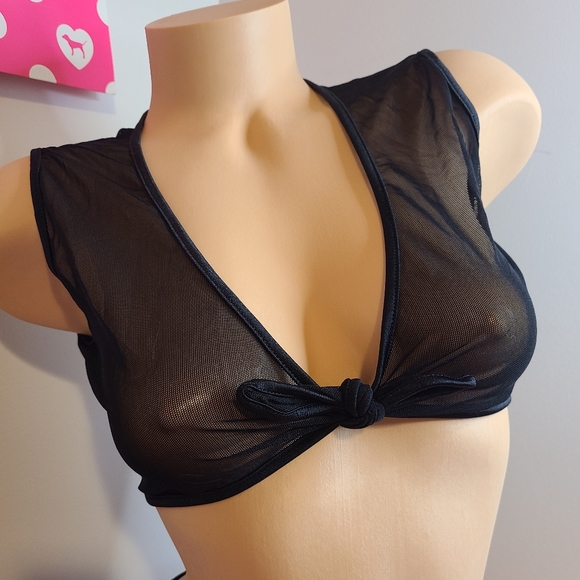 Vtg ForPlay Sexy Mesh Bralette & Panty Set Size M ♥︎ - Picture 3 of 8